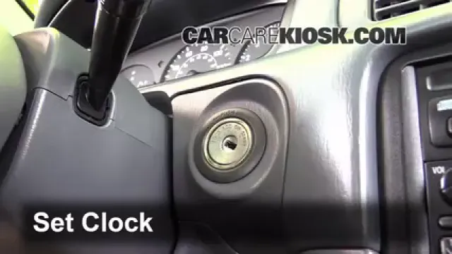 1998 Toyota Camry XLE 3.0L V6 Reloj Fijar hora de reloj